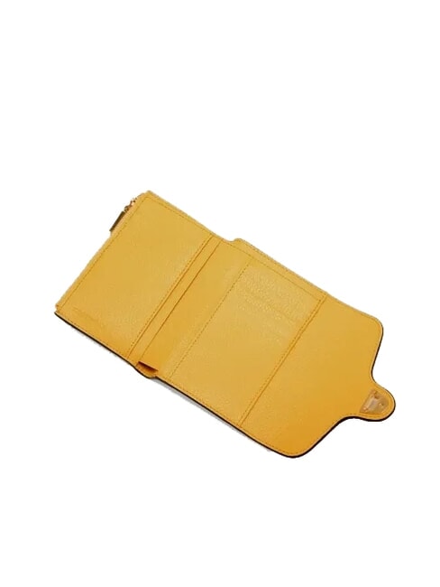 BEAT SOFT Cartera mediana de piel martillada soleado - Carteras Mujer