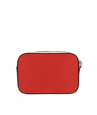 COCCINELLE TEBE TRICOLOR Mini bolso de hombro en piel martillada gazpacho - Bolsos Mujer - 3