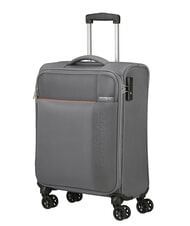 AMERICAN TOURISTER FUN CRUISE Juego de 3 carros: cabina+mediano, grande exp gris/naranja - Set Trolley - 3