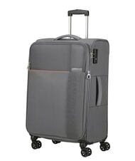 AMERICAN TOURISTER FUN CRUISE Juego de 3 carros: cabina+mediano, grande exp gris/naranja - Set Trolley - 4