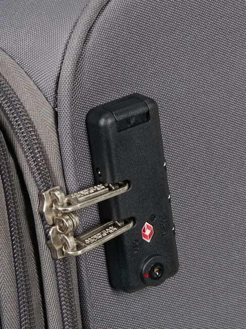 FUN CRUISE Carro grande expandible gris/naranja - Trolley Semirrígidos