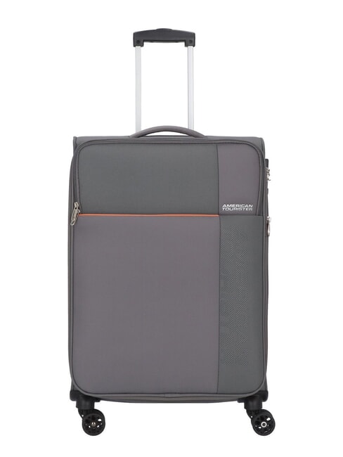 FUN CRUISE Carro mediano expandible gris/naranja - Trolley Semirrígidos