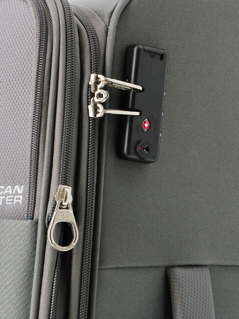 FUN CRUISE Carro mediano expandible gris/naranja - Trolley Semirrígidos