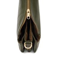 BIASIA FEATHER SMALL Bolso bandolera pequeño de piel musgo - Bolsos Mujer - 3