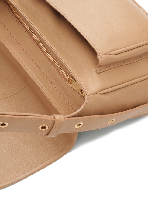 FACTOR Bolso de hombro de piel camello - Bolsos Mujer