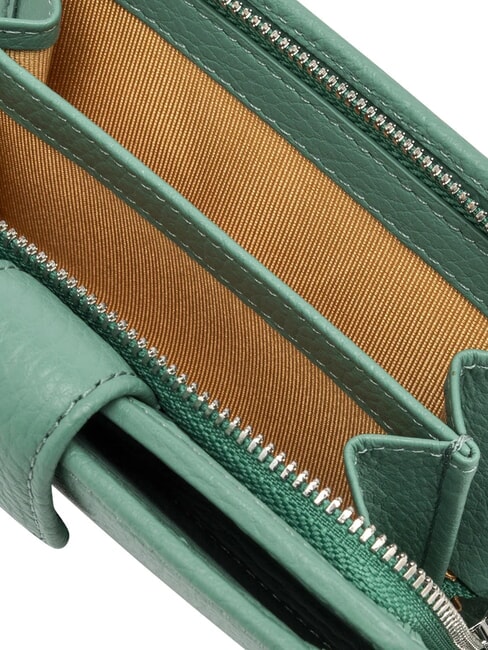 WALLETS Cartera de cuero cielo - Carteras Mujer