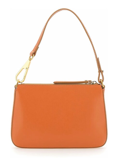BROOKE Bolso bandolera de piel con bandolera coral - Bolsos Mujer