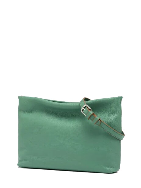 BRENDA Bolso de piel con bandolera menta - Bolsos Mujer
