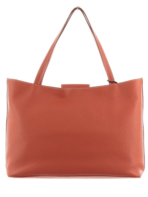 MARISOL Bolsa de compras de cuero coral - Bolsos Mujer