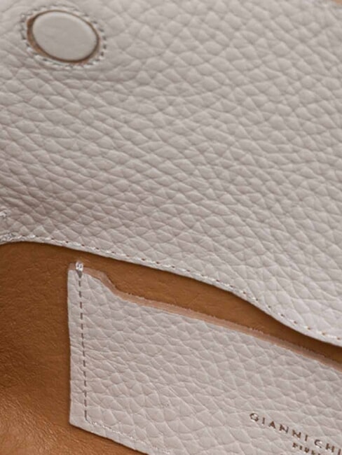 PENELOPE Bolso bandolera de piel naturaleza-arena - Bolsos Mujer