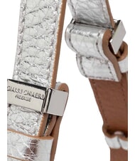 GIANNI CHIARINI PENELOPE Bolso bandolera de piel caramelo plateado - Bolsos Mujer - 4