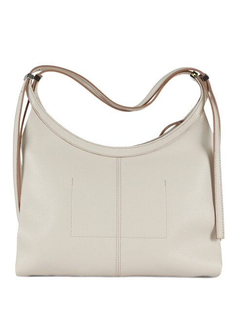 NORMA Bolso hobo de piel al hombro MÁRMOL - Bolsos Mujer