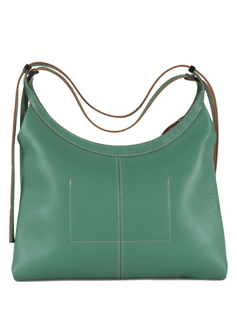 NORMA Bolso hobo de piel al hombro menta - Bolsos Mujer