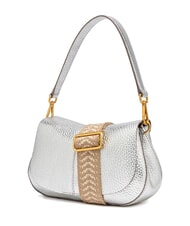 GIANNI CHIARINI HELENA ROUND Bolso de piel con doble bandolera. plata - Bolsos Mujer - 2