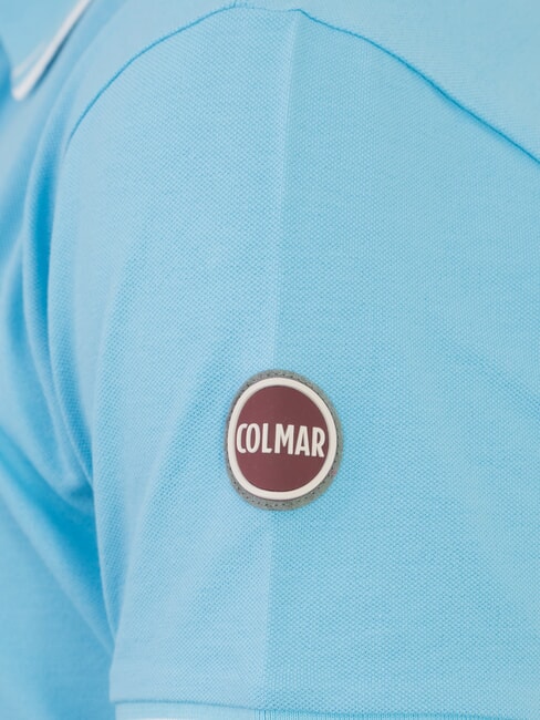 MONDAY Polo elástico de manga corta adobe/blanco - camisa polo