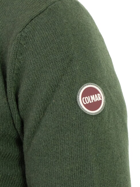 EXCLASSIC Su&eacute;ter de cuello alto de mezcla de lana arbusto - Su&eacute;teres de los hombres