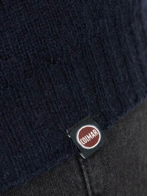 KENTY Suéter de cuello alto de lana Azul marino - Suéteres de los hombres