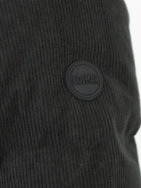 DANDY Chaqueta de pana con capucha negro - Chaquetas sin mangas para hombre.