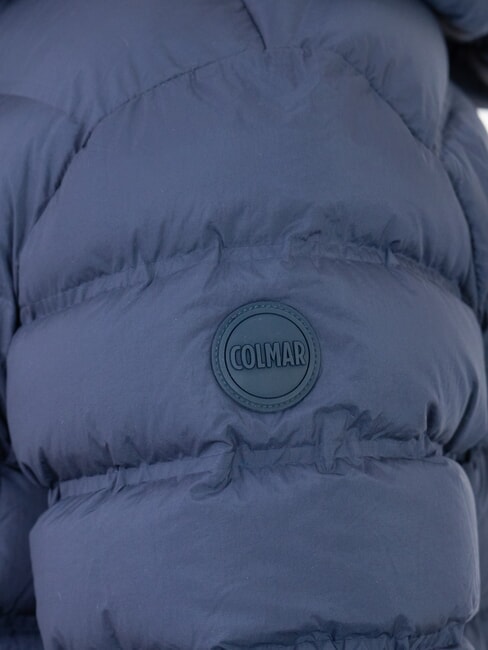 MINIMAL Chaqueta de plumas con capucha azul marino-vulcano - Chaquetas de plumas para hombre