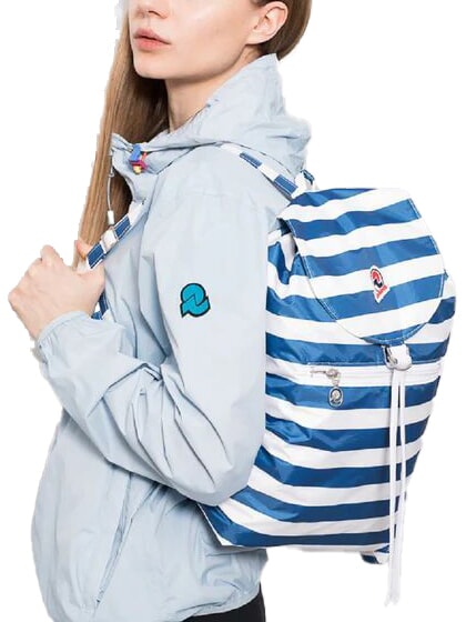 MINISAC VINTAGE Mochila plegable olympiablu - Mochilas Escuela & Tiempo Libre