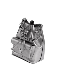 COCCINELLE BEAT GENERATION Mini cubo de cuero acero - Bolsos Mujer - 3