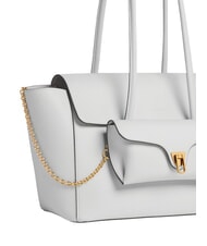 COCCINELLE DOUBLE BEAT Bolso de hombro nieve - Bolsos Mujer - 4