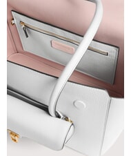 COCCINELLE DOUBLE BEAT Bolso de hombro nieve - Bolsos Mujer - 5