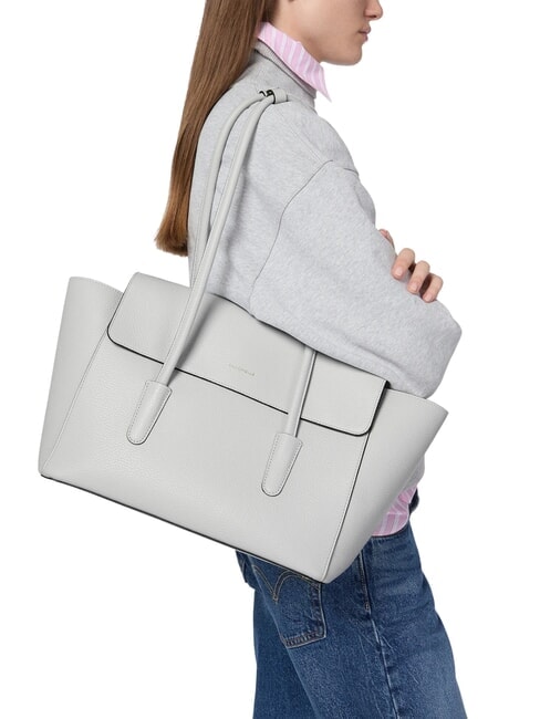 DOUBLE BEAT Bolso de hombro nieve - Bolsos Mujer