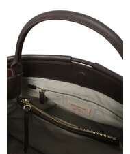 COCCINELLE LISBET GEOMETRIC PATCH Bolso de piel con bandolera multigrosella/moreno - Bolsos Mujer - 4