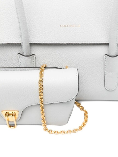 DOUBLE BEAT Bolso de hombro nieve - Bolsos Mujer