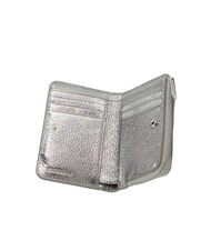 COCCINELLE METALLIC SOFT Cartera pequeña de piel acero - Carteras Mujer - 2