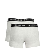 TRUSSARDI BRANDED ELASTIC Dos pares de bóxers gris jaspeado - Calzoncillos de hombre - 2