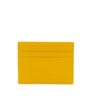 BRACCIALINI BASIC Tarjetero de cuero amarillo - Carteras Mujer - 2