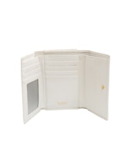 BRACCIALINI BASIC Cartera mediana de cuero blanco - Carteras Mujer - 2