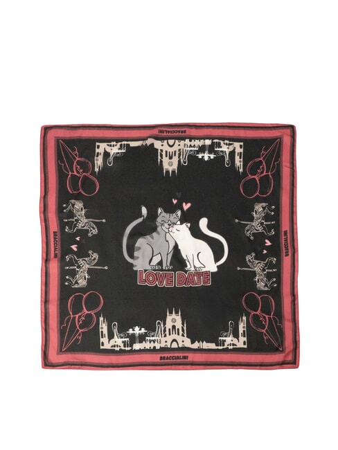 LOVE DATE Bufanda con estampado integral multi - Bufandas