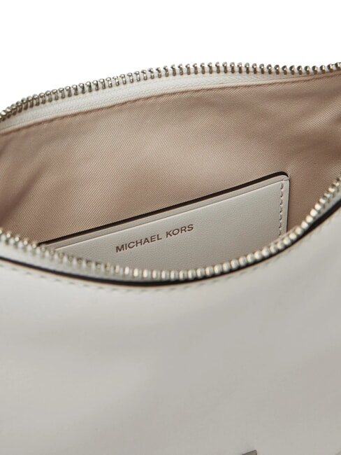 KYLA Bolso bandolera de piel, con correa para el hombro blanco &oacute;ptico - Bolsos Mujer