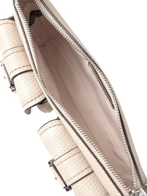 ZOEY Mini bolso de hombro, de piel arena clara - Bolsos Mujer