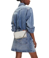 MICHAEL KORS BRYANT Mini bolso de hombro con correa para el hombro blanco &oacute;ptico - Bolsos Mujer - 5