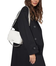 MICHAEL KORS BRYANT Mini bolso de hombro, de piel blanco &oacute;ptico - Bolsos Mujer - 5