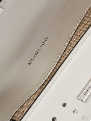 LUDLOW Mini bolso de hombro, de piel blanco &oacute;ptico - Bolsos Mujer