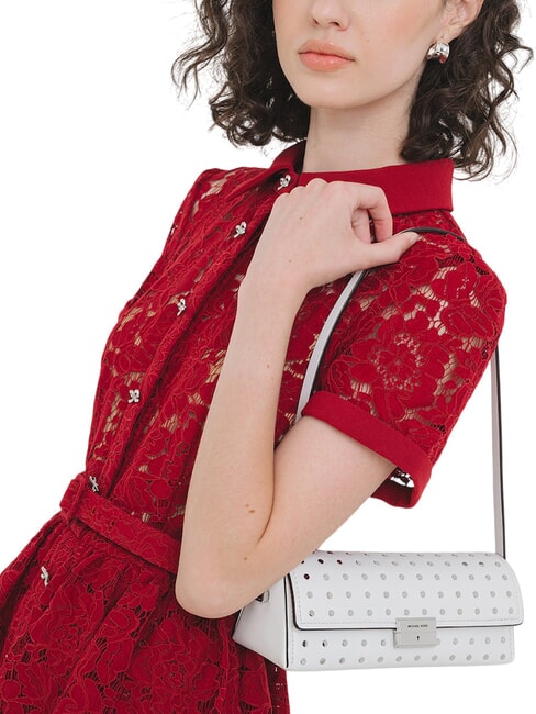 LUDLOW Mini bolso de hombro, de piel blanco &oacute;ptico - Bolsos Mujer