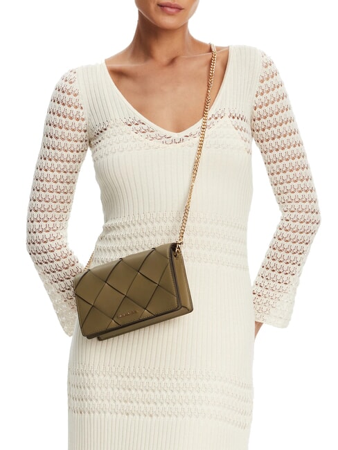 JET SET Mini bolso de hombro safari verde - Bolsos Mujer