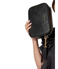 MICHAEL KORS JET SET Mini bolso de hombro, de piel negro - Bolsos Mujer - 4