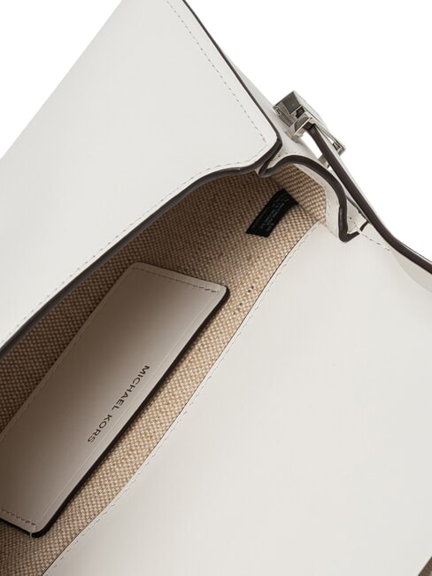 LUDLOW Bolso de cuero blanco óptico - Bolsos Mujer