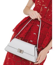 MICHAEL KORS LUDLOW Bolso de cuero blanco óptico - Bolsos Mujer - 4