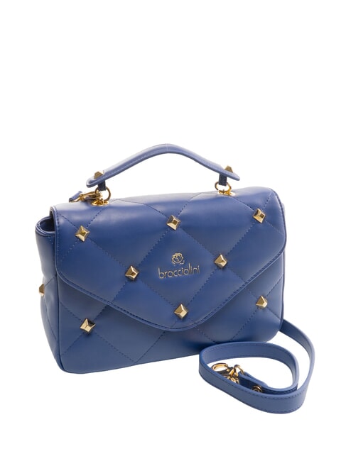 QUILT Bolso con correa para el hombro azul - Bolsos Mujer