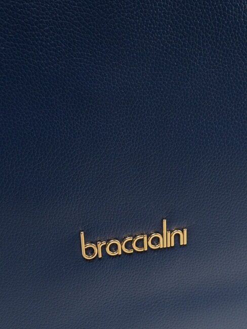 GRETA Bolso de hombro de piel azul - Bolsos Mujer