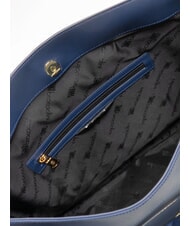 BRACCIALINI GRETA Bolso de hombro de piel azul - Bolsos Mujer - 5