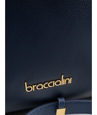 BRACCIALINI GRETA Bolso de piel tipo cartera con bandolera azul - Bolsos Mujer - 3