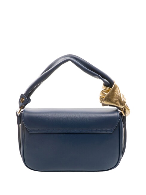 GRETA Bolso de piel con bandolera azul - Bolsos Mujer